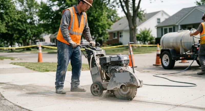 Concrete Sidewalk Installation Service